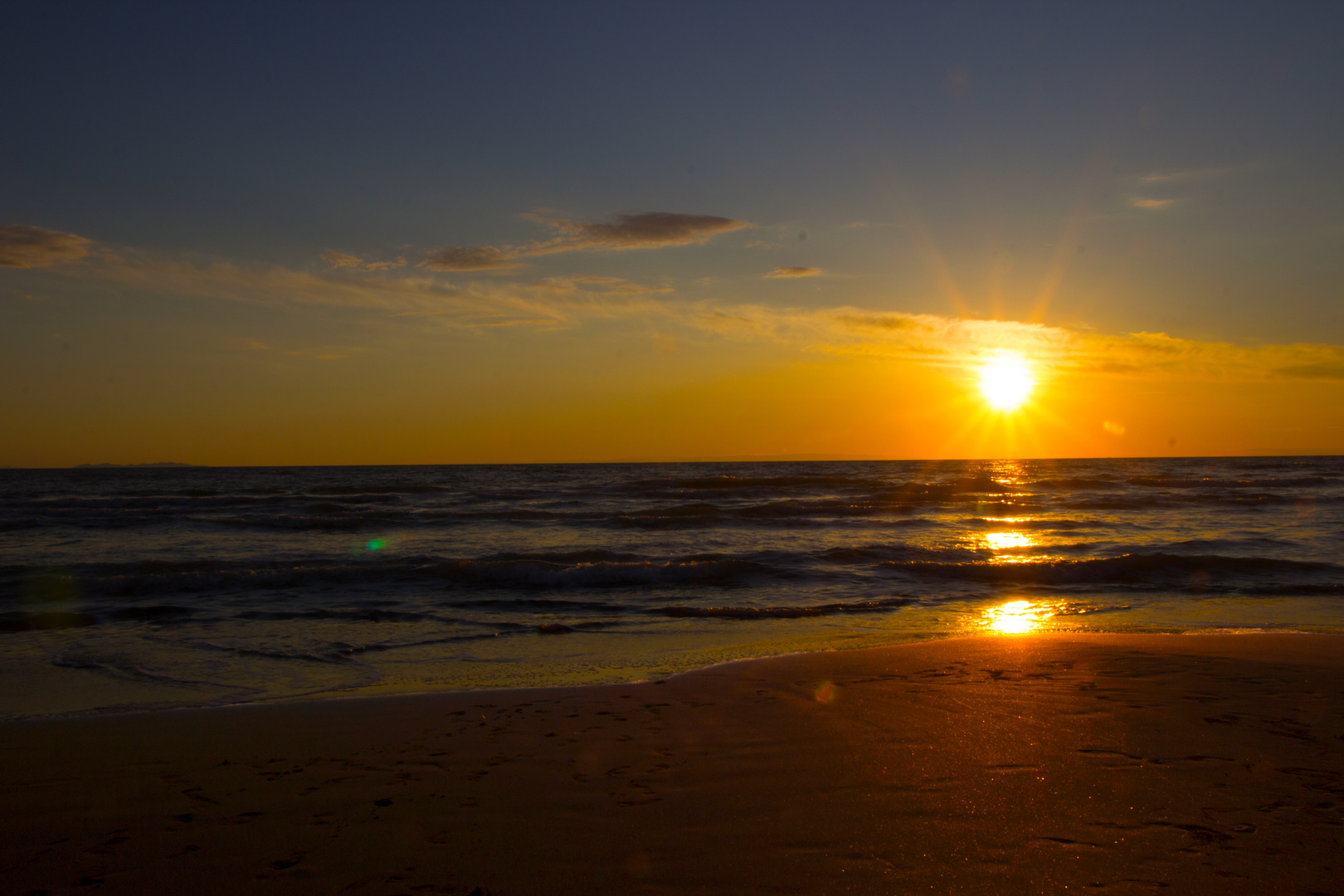 Sonnenuntergang am Meer