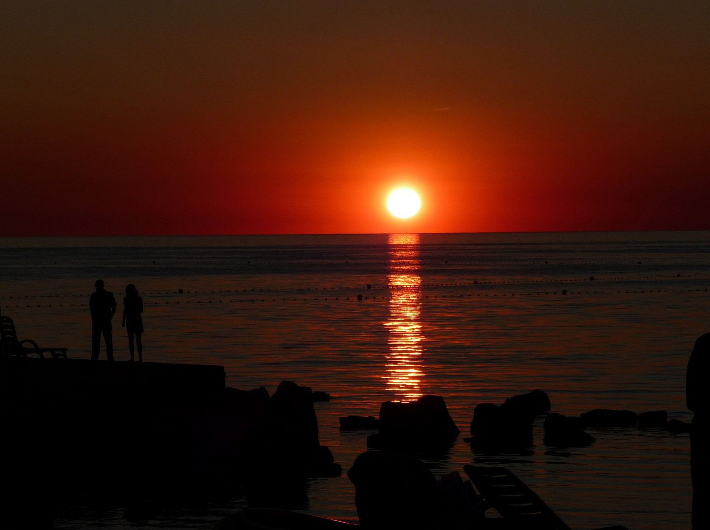 Sonnenuntergang am Meer