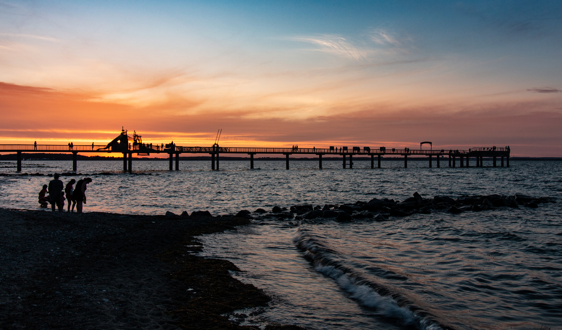 Sonnenuntergang am Meer