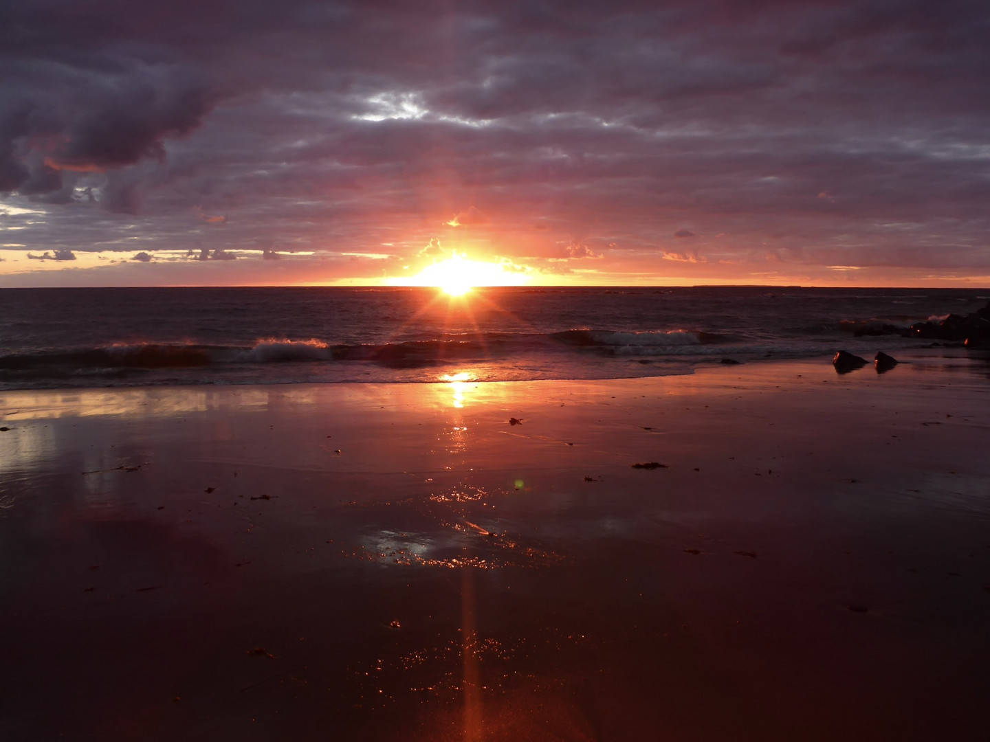 Sonnenuntergang am Meer