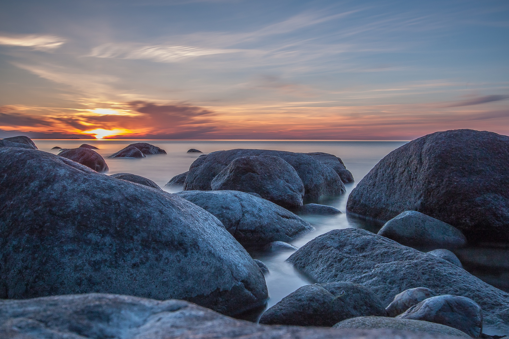 Sonnenuntergang am Meer