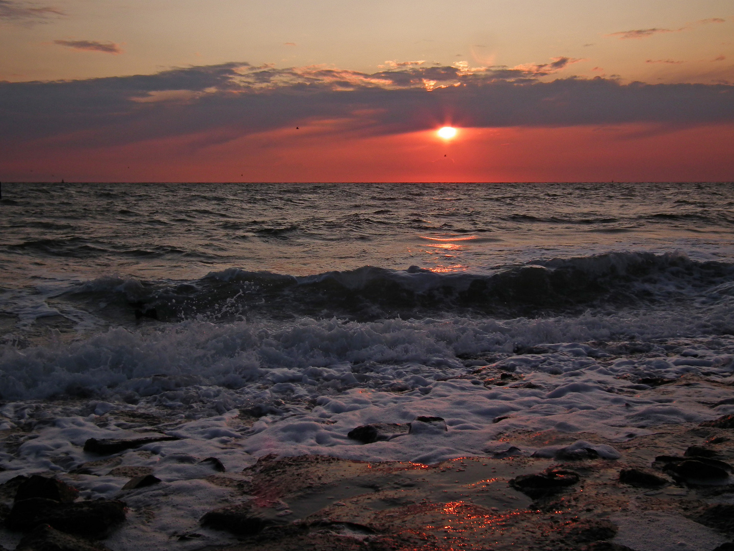 Sonnenuntergang am Meer