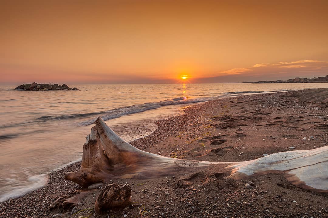 Sonnenuntergang am Meer 