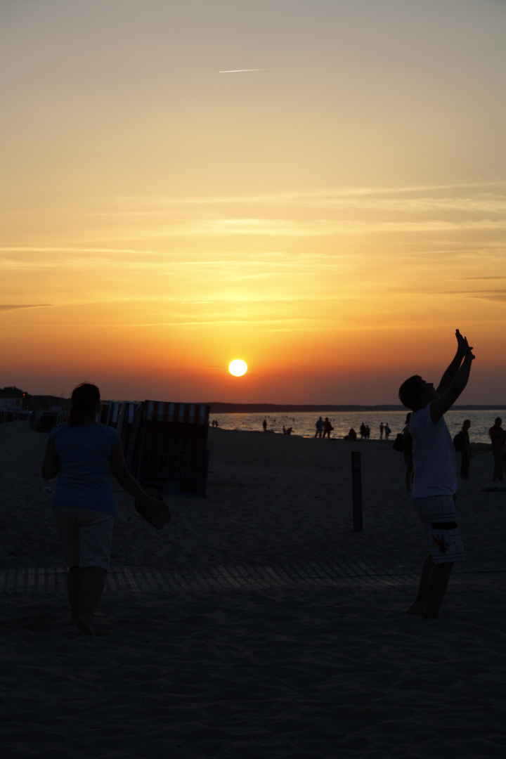 Sonnenuntergang am Meer