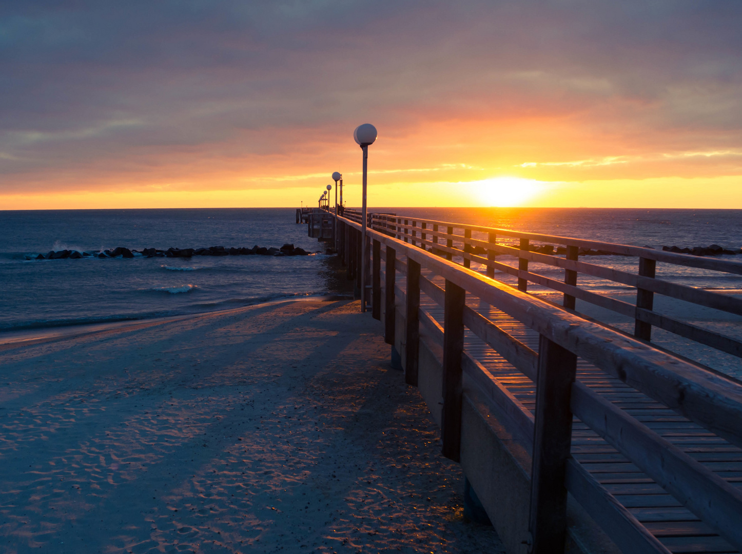 Sonnenuntergang am Meer