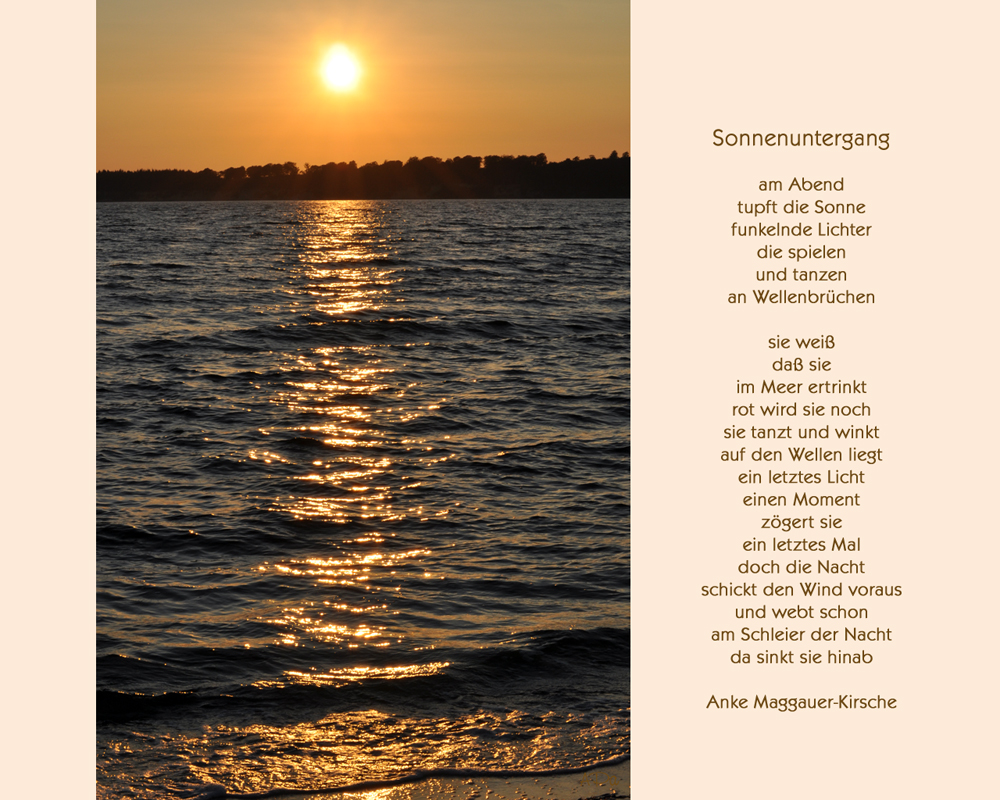 ~~Sonnenuntergang am Meer~~