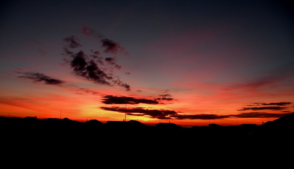 Sonnenuntergang am Meer bei Lønstrup / Harrerenden