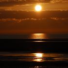 Sonnenuntergang am Meer - Borkum 2011