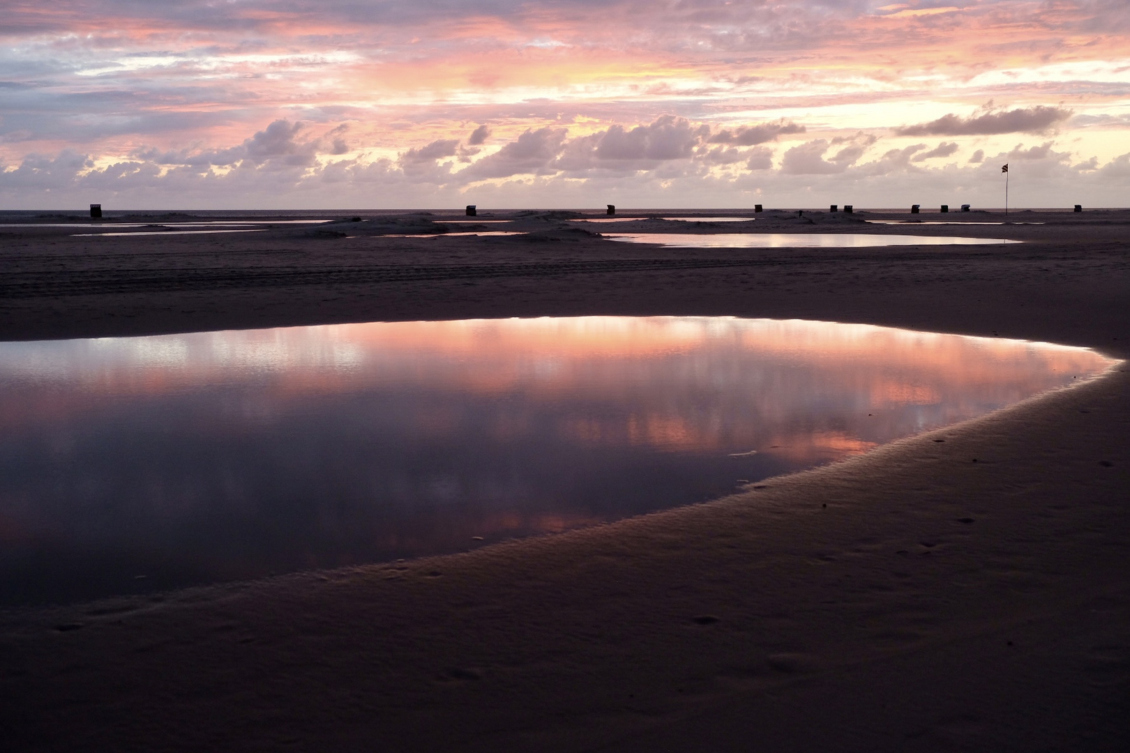 Sonnenuntergang am Meer 