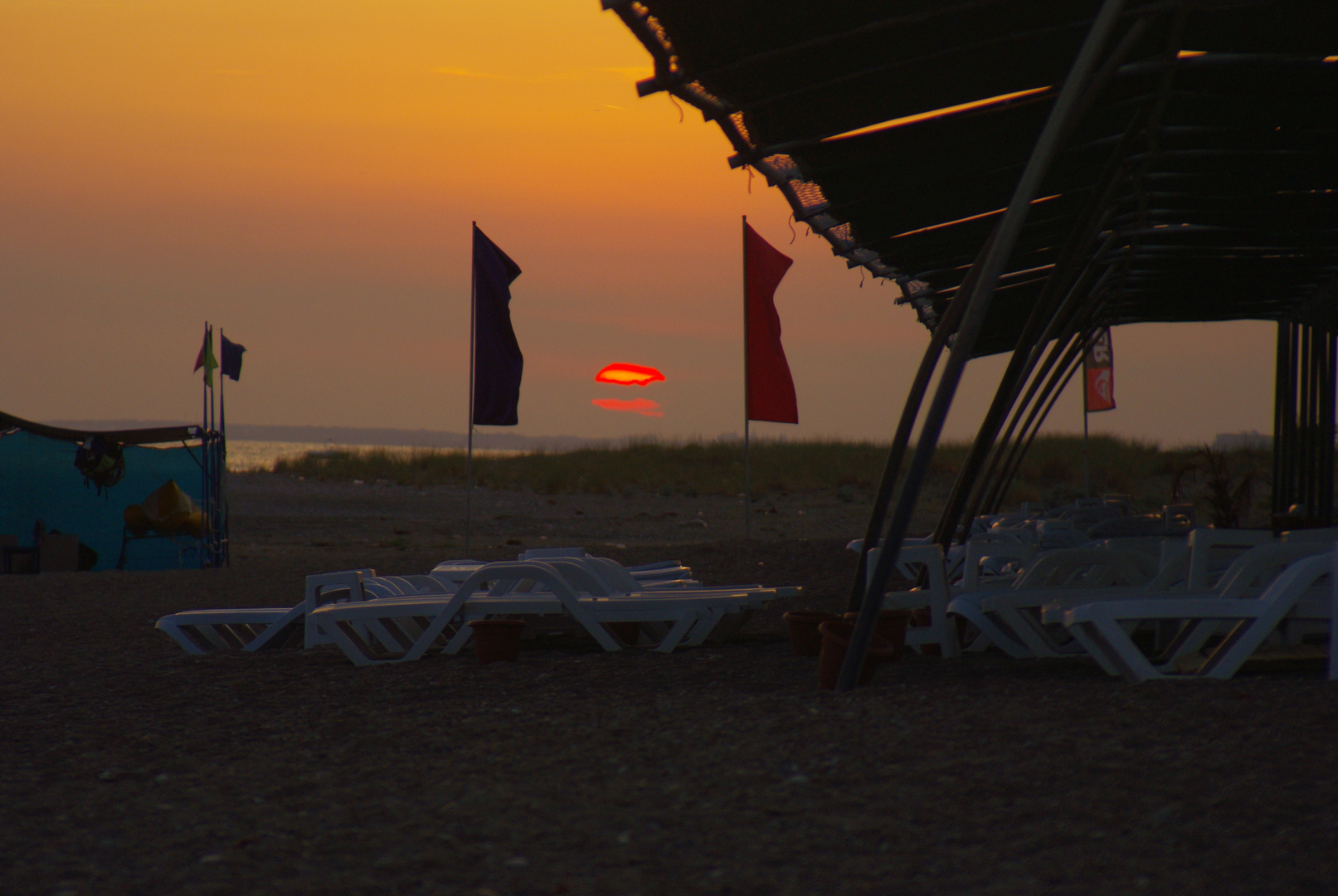 Sonnenuntergang am Meer