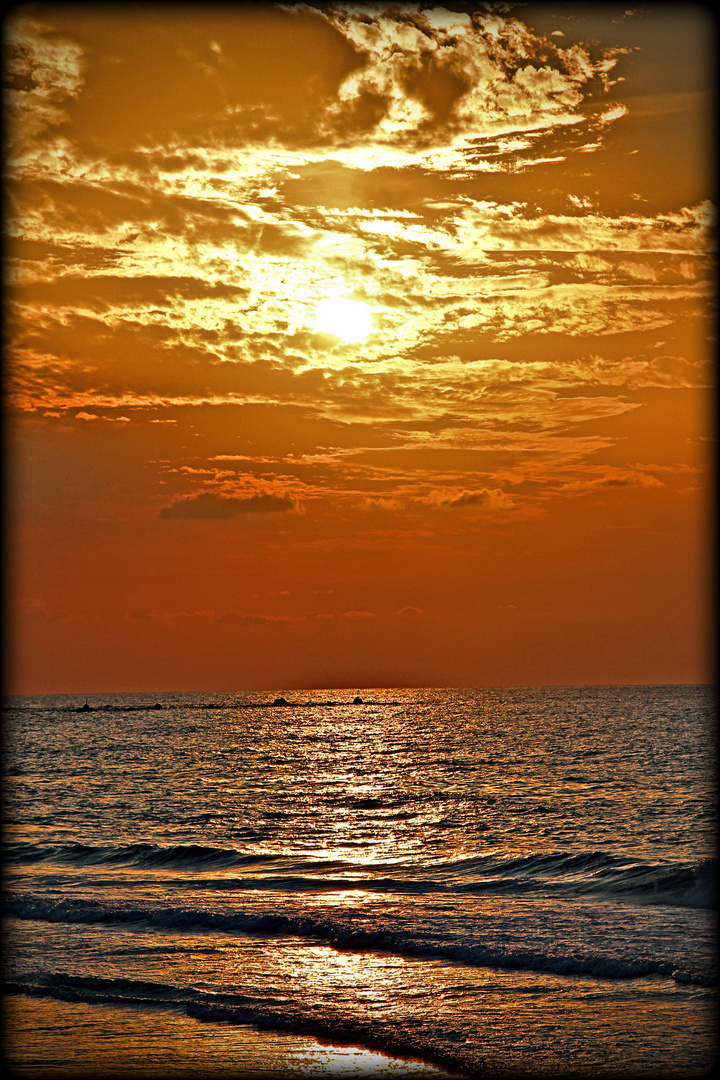 Sonnenuntergang am Meer