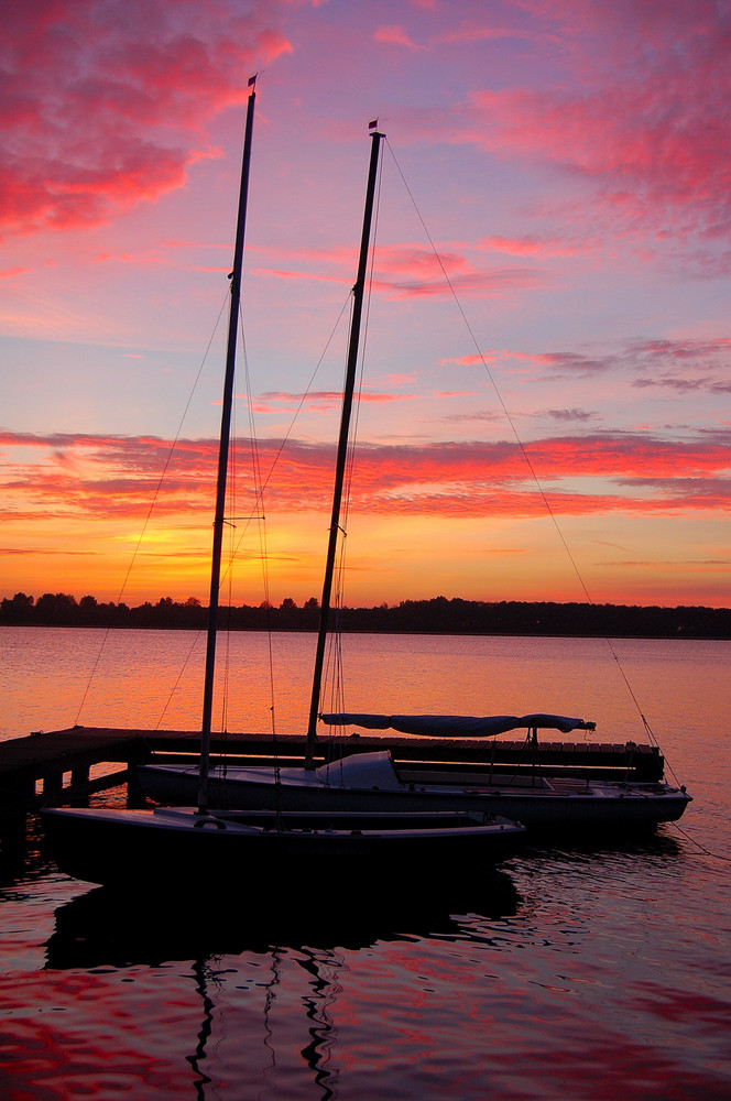 Sonnenuntergang am Meer