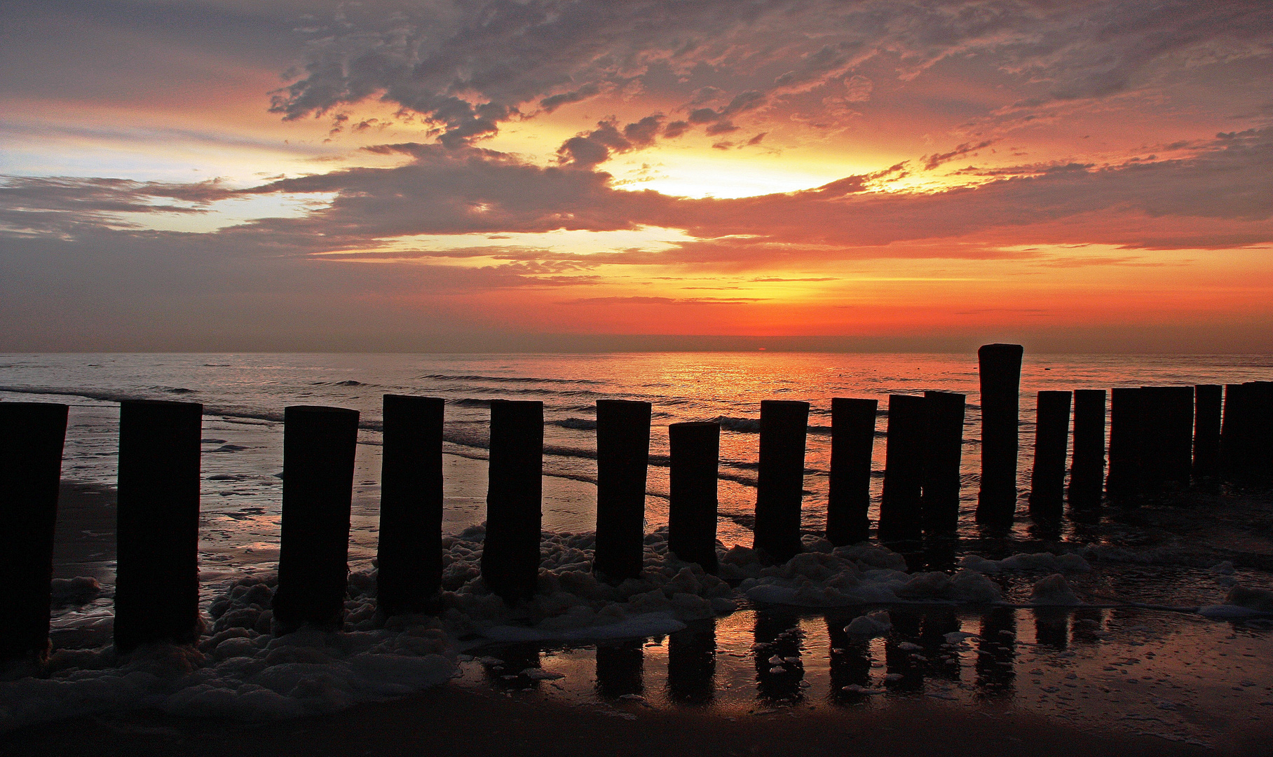 Sonnenuntergang am Meer