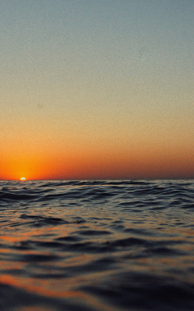 Sonnenuntergang am Meer 