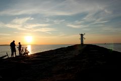 Sonnenuntergang am Meer