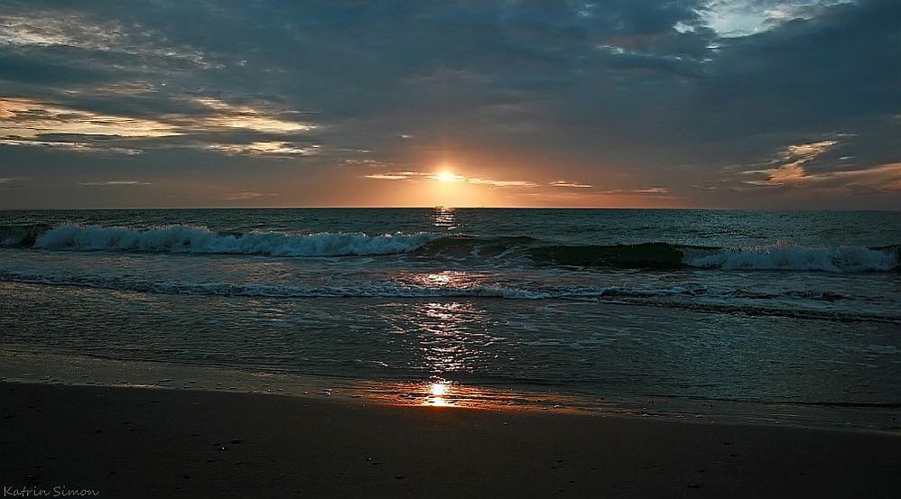 Sonnenuntergang am Meer...