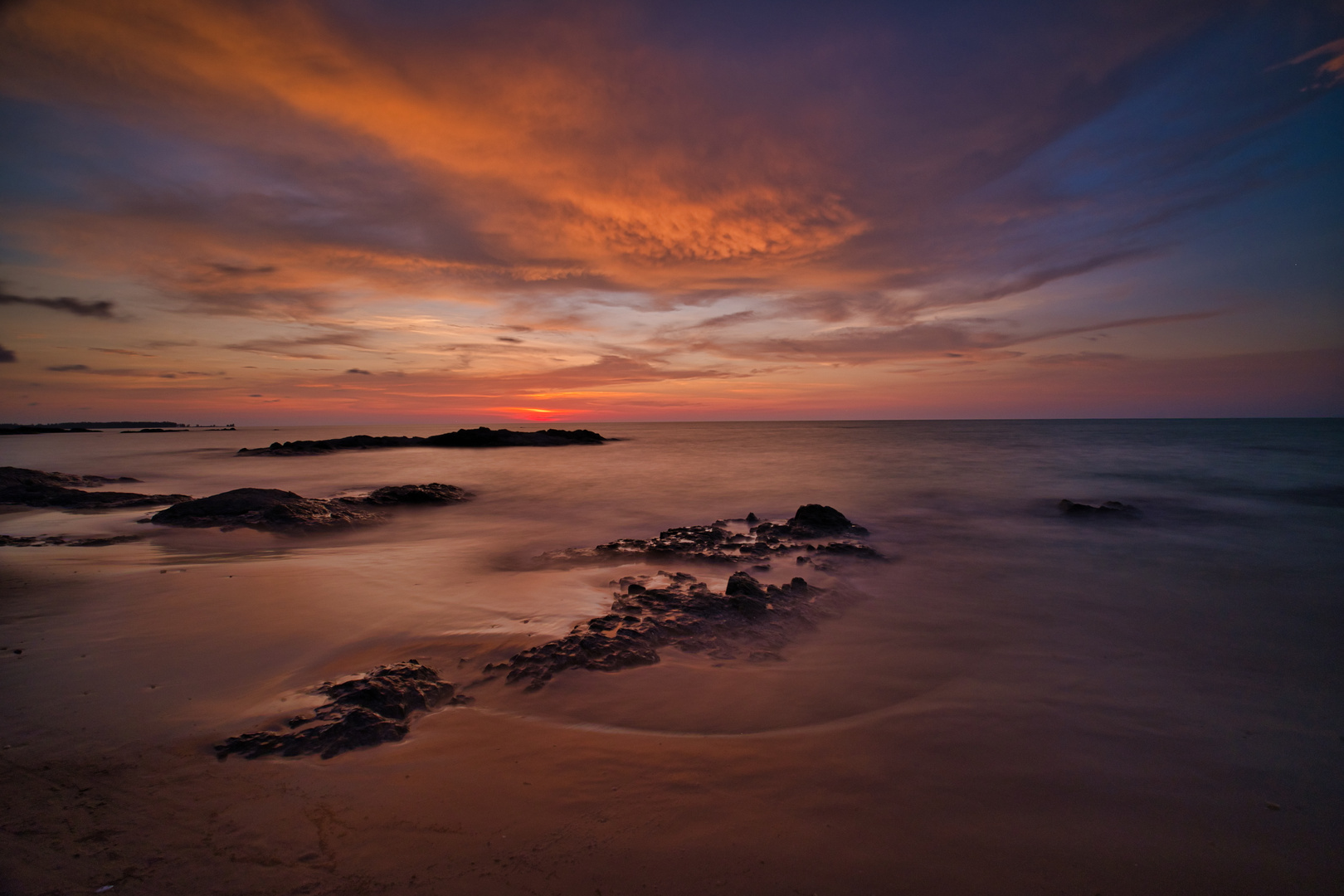 Sonnenuntergang am Meer