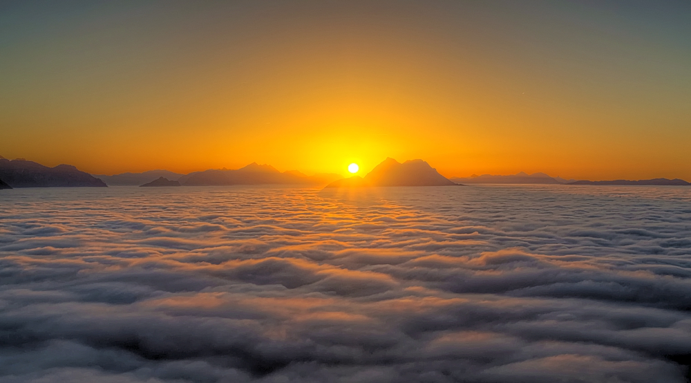 Sonnenuntergang am Meer !