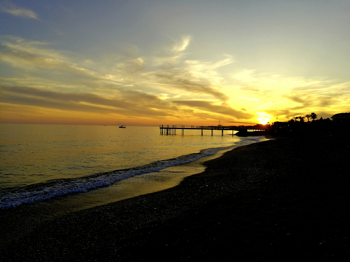 Sonnenuntergang am Meer