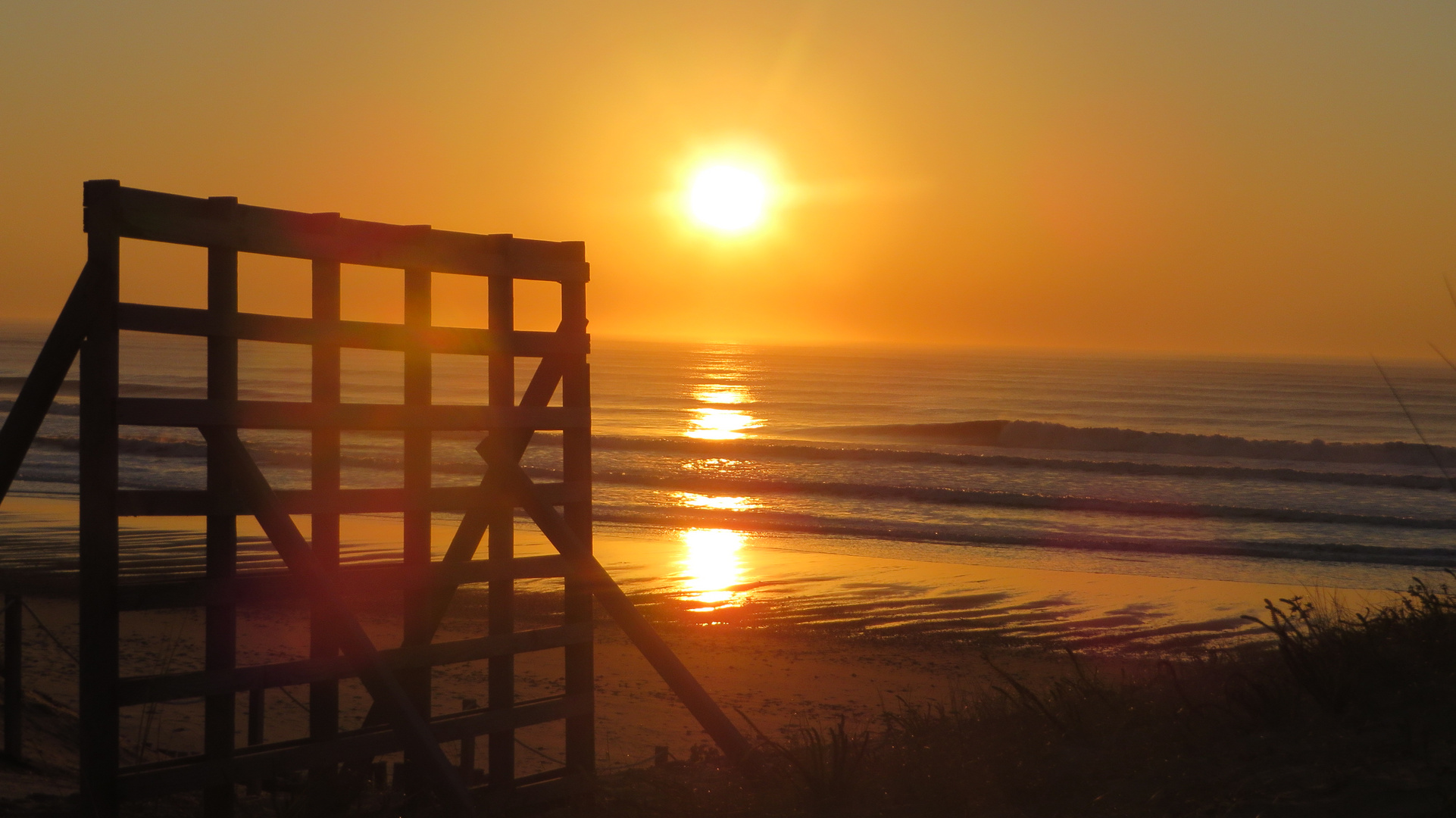 Sonnenuntergang am Meer 