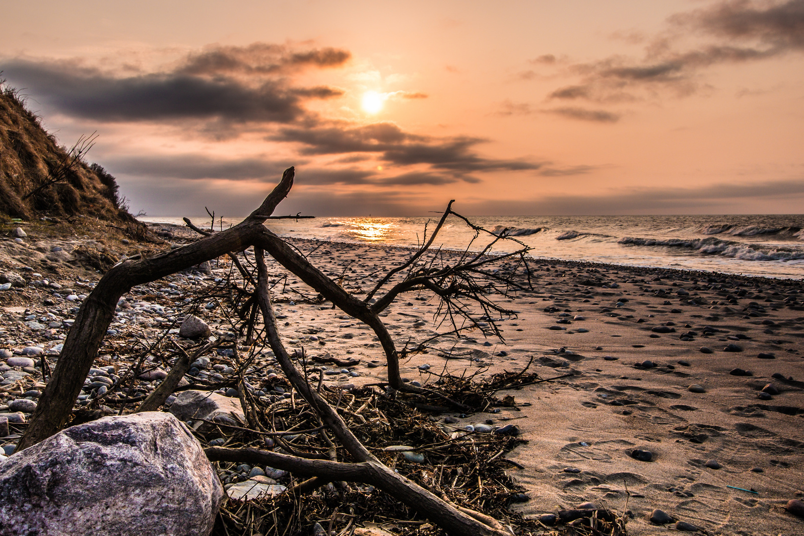 Sonnenuntergang am Meer