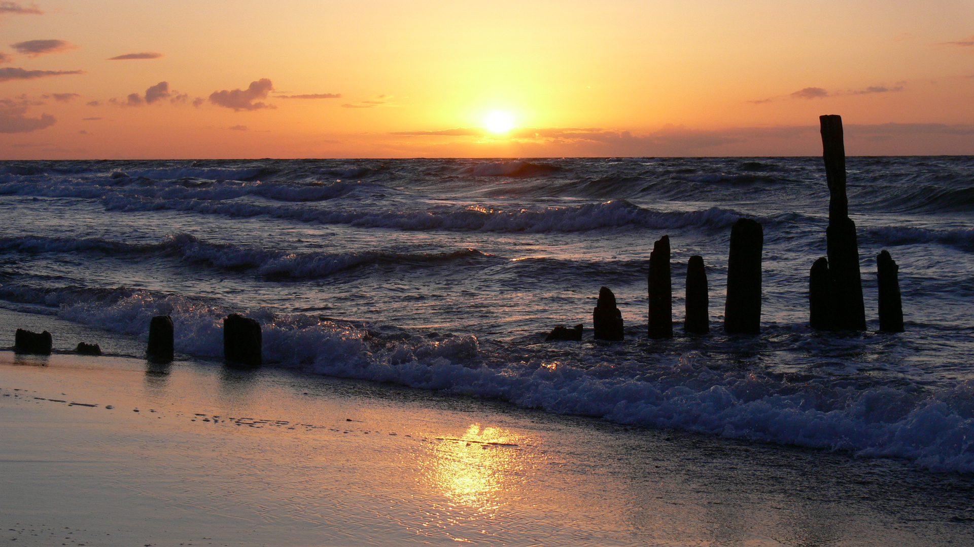 Sonnenuntergang am Meer