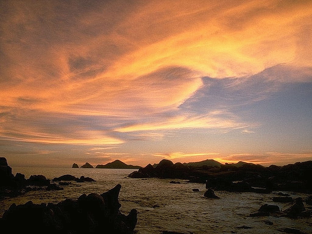 Sonnenuntergang am Meer