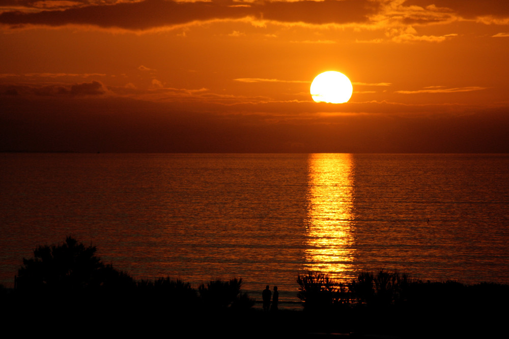 Sonnenuntergang am Meer...