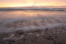 Sonnenuntergang am Meer lange belichtet von Michael Benneker 