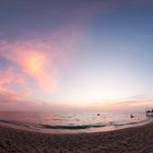 Sonnenuntergang am Meer (Panorama)