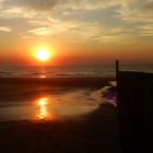 Sonnenuntergang am Meer von Cadzand