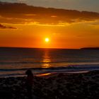 Sonnenuntergang am Meer/Düne  in der Algarve