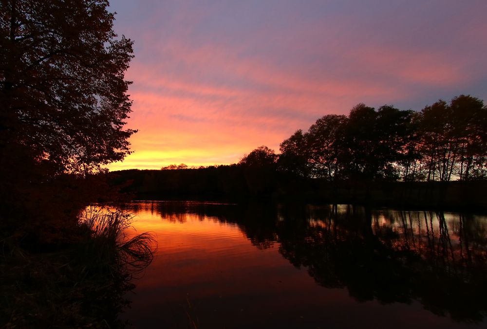 Sonnenuntergang am Meerpfuhl