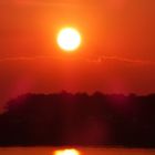 Sonnenuntergang am Mekong