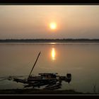 Sonnenuntergang am Mekong