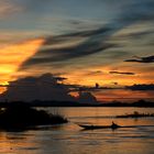 Sonnenuntergang am Mekong