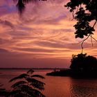 Sonnenuntergang am Mekong