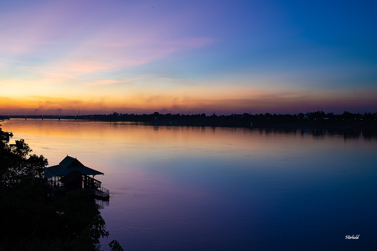 Sonnenuntergang am Mekong I