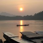 Sonnenuntergang am Mekong River - Luang Prabang