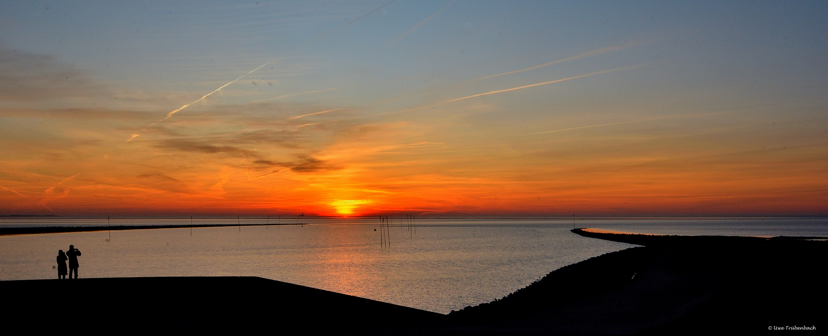 Sonnenuntergang am Meldorfer Hafen