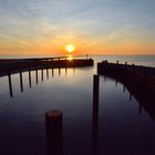 Sonnenuntergang am Meldorfer Hafen