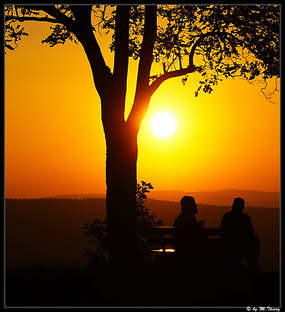 Sonnenuntergang am Mensfelder Kopf