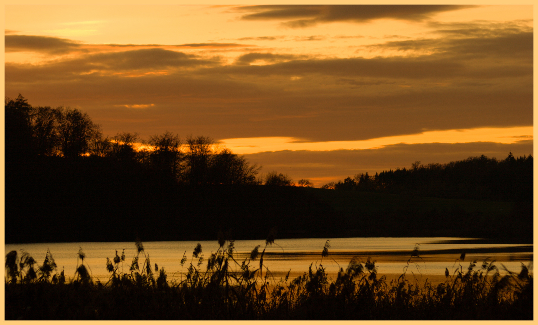 Sonnenuntergang am Mindelsee 2