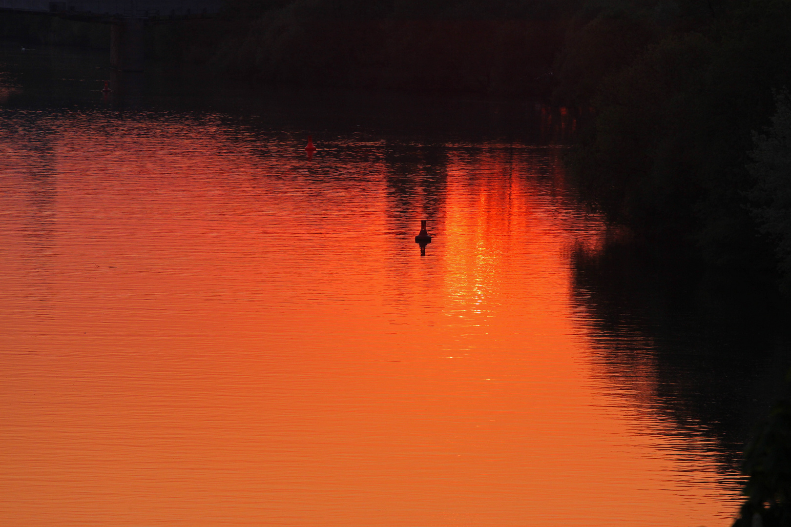 Sonnenuntergang am Mississippi ...