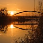 Sonnenuntergang am Mittellandkanal