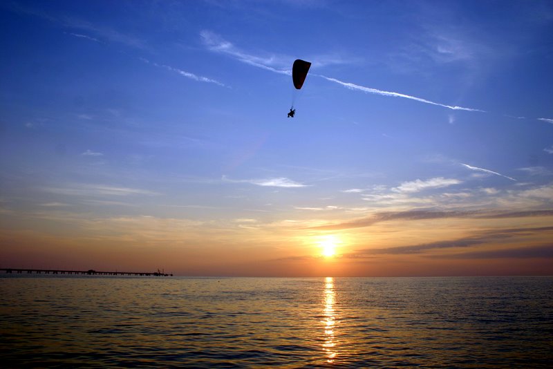 Sonnenuntergang am Mittelmeer