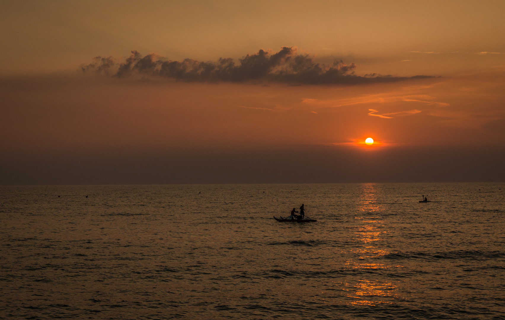 Sonnenuntergang am Mittelmeer