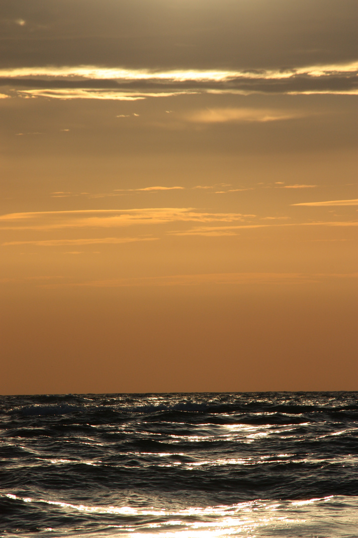 Sonnenuntergang am Mittelmeer