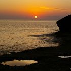 Sonnenuntergang am Mittelmeer