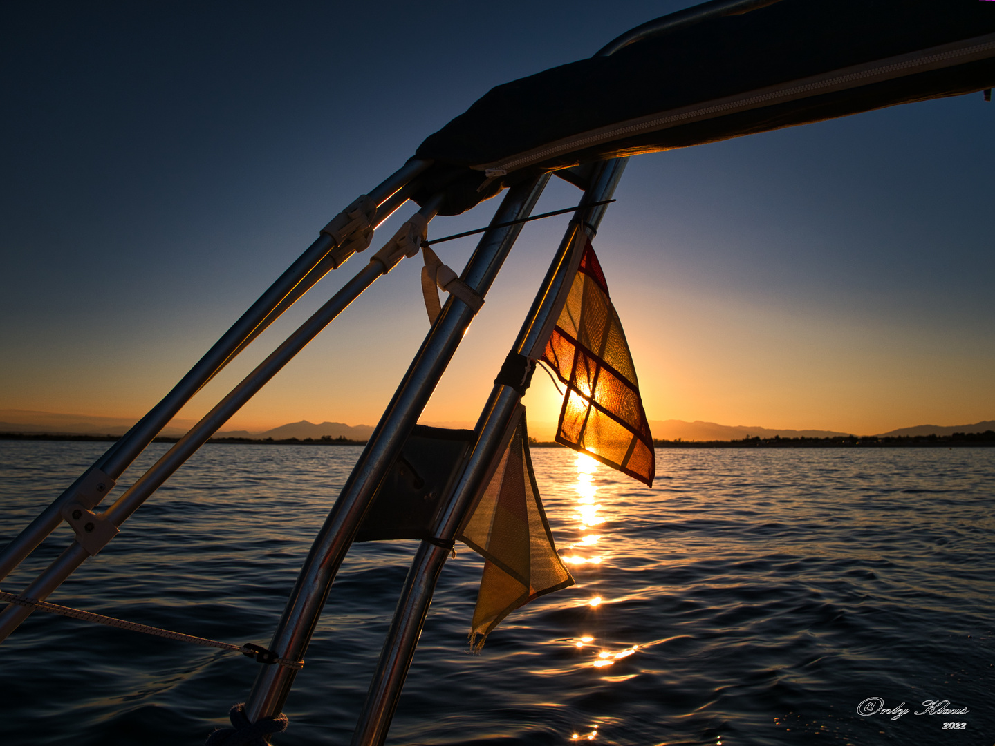 Sonnenuntergang am Mittelmeer